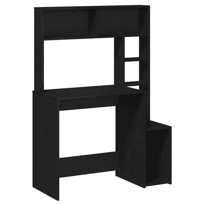 Vidaxl Bureau De Réception Noir 100x40x104 Cm Bois D