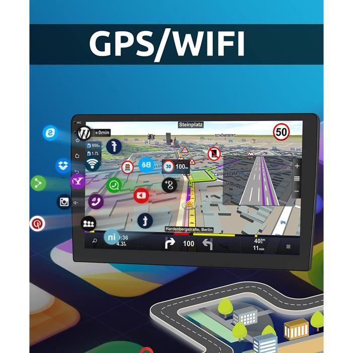 Autoradio 2 Din Android pour Cristaux en C3-XR 2019 2020 WIFI GPS