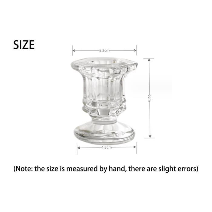 Lot De 12 Photophores En Verre Transparent - Bougeoirs Style Vintage Pour Mariage, Fête, Décoration De Table Lot De 12 Photophores En Verre Transparent - Bougeoirs Style Vintage Pour Mariage, Fête, Décoration De Table