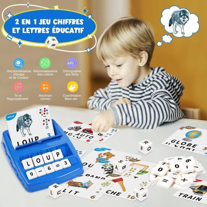 Jeux Educatif 3 4 5 6 7 8 Ans, Jouet Fille 3-8 Ans Cadeau Enfant 3