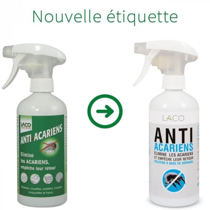 Traitement spray Anti acariens - Destructeur et barrage à insecte