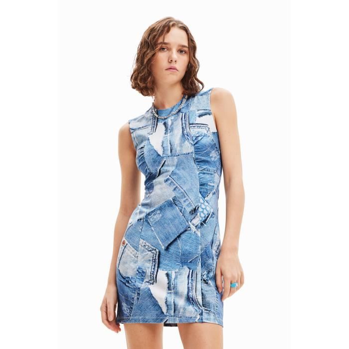 Desigual robe jean sale
