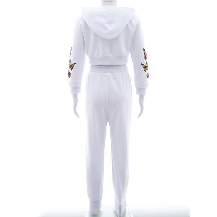 Ensemble Sweat à Capuche à Manches Longues Et Pantalon Pour Petite Fille De 1 à 8 Ans (rose, 3-4 Ans