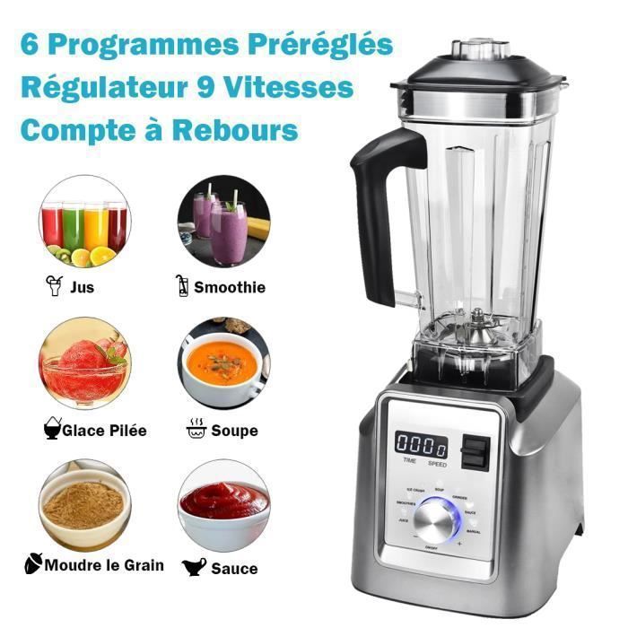 Mixeur Portable Smoothie - 600ml, Batterie 4000mAh, 6 Lames 3D, IPX7 Étanche - Parfait Pour Sport, Voyage