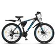 Licorne Bike Vélo VTT haut de gamme. (2 freins à disque) [26.00, Noir/Bleu (2xFrein à disque)]-2
