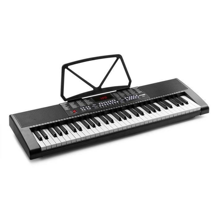 Pied support double pour clavier/piano/synthé - Cdiscount