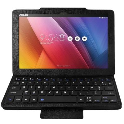 Étui Avec Clavier Bluetooth AZERTY Pour Tablette ASUS Zenpad 3S 10 Z500M – Rouge, Support Horizontal