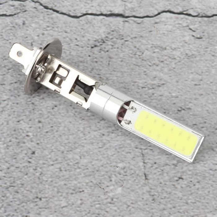Ampoules H1 LED COB Extra Blanc 6500K Feux Anti Brouillard Phare Avant 12V  - Cdiscount Auto