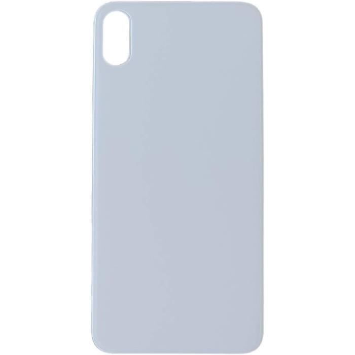 DHLK® Vitre Arrière Compatible avec iPhone 11 Pro Max- Verre Back Glass Big  Hole (Blanc)