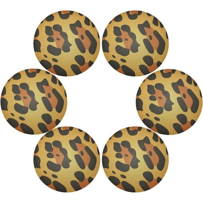 Set Antidérapant Set De Table Ronds MORAINJAY – 2 Pièces, Diamètre 38cm, PVC Or Antidérapant, Lavable, Résistant à La Chaleur Décoration Table Cuisine Restaurant