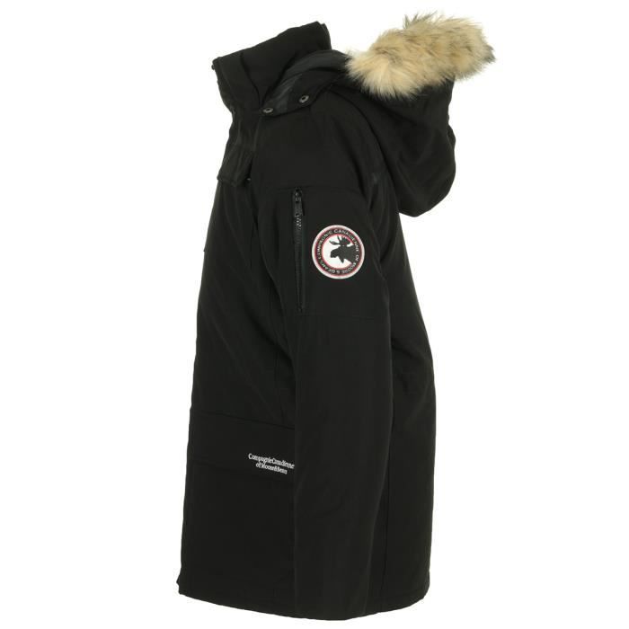 Parka Compagnie Canadienne Capucka Noir Cdiscount Pret a Porter