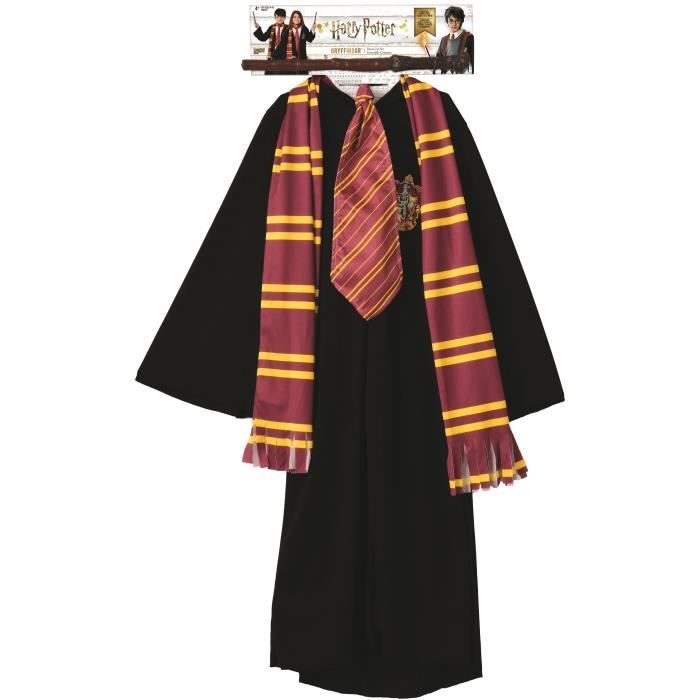 Déguisement Harry Potter - Robe Gryffondor, écharpe, cravate et