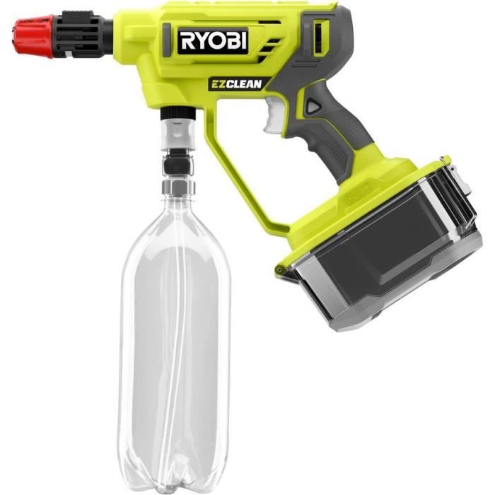 Pistolet à Peinture Sans Fil JOJOCY - Compatible Batterie Ryobi 18V - Vert