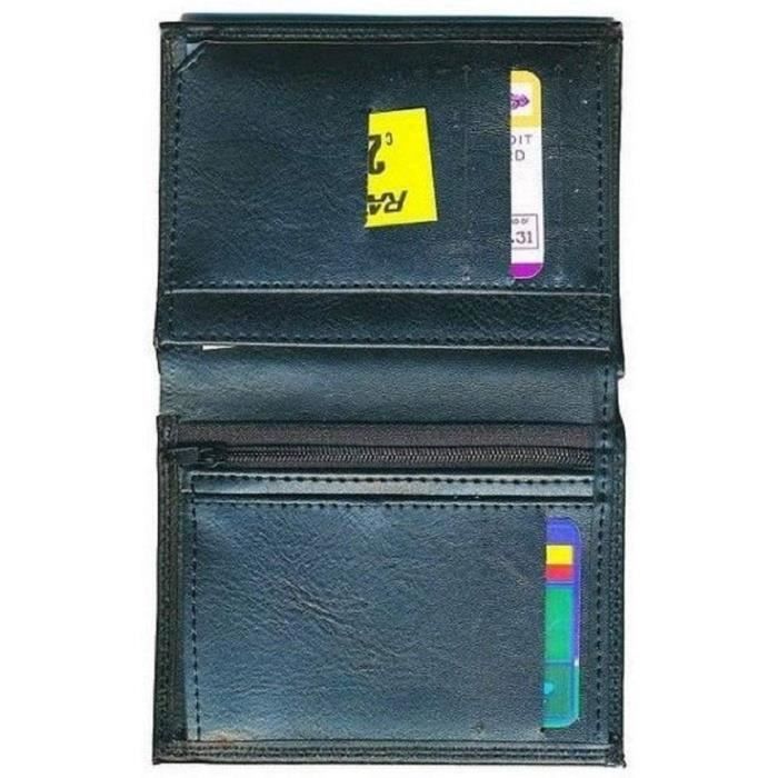 Portefeuille Porte Monnaie Pour Homme Noir Personnalisé Moto