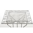 CLP Table de jardin en fer forgé ASINA 60 x 60 cm, fabrication à la main au style antique avec précision, 2 couleurs au choix72 c...-3