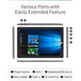 Tablette Windows 11 Full HD 11,6 Pouces Intel Atom RAM 12Go ROM 128 Go YONIS Gris-3