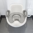 YUENFONG Réducteur de Toilette, Siège de toilette Pliable pour Enfant, Kids Toilet Seat pour pot de toilette, Blanc + gris-3