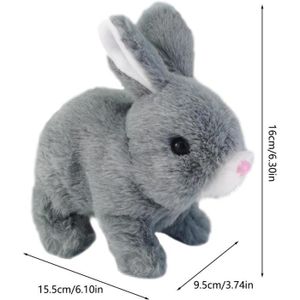 Générique Bunny interactif réaliste, de Lapin interactifs pour, Jouet de Figure en Peluche Interactive en Peluche, Animal électronique en Rabbit Générique Bunny interactif réaliste, de Lapin interactifs pour, Jouet de Figure en Peluche Interactive en Peluche, Animal électronique en Rabbit