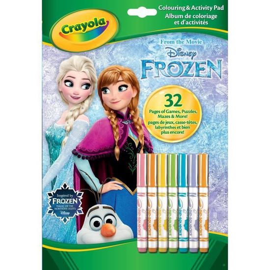Coloriage Et Activités La Reine Des Neiges Kit De Loisirs Créatifs 04-5900 Crayola