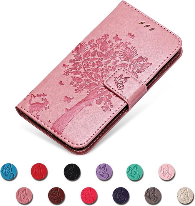 Hancda Coque Pour Samsung Galaxy A14 5G/4G, Etui Housse Coque Cuir Avec Motif Porte Carte