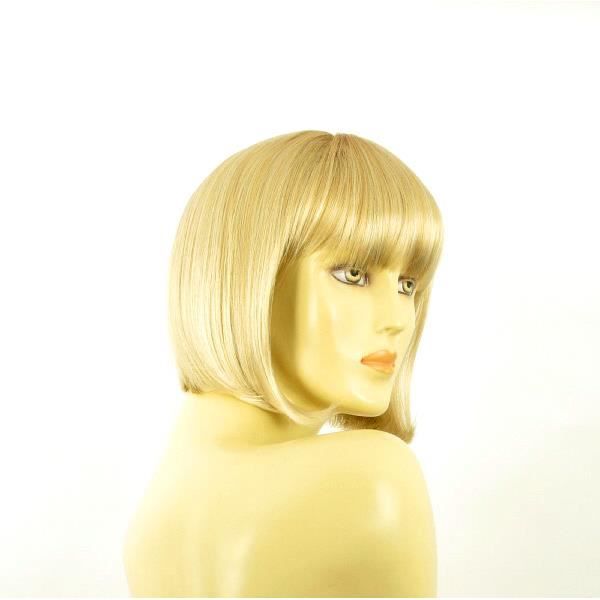 Perruque Courte Femme FLORENCE 24BT613, Blond Doré Méché Très Clair - Synthétique, Neuve Avec étiquettes