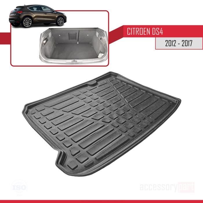 Bac De Coffre Sur Mesure Pour Citroën DS4 (2011-2018) / DS DS4 (2015-2018) - Matériau TPE Durable - Hauts Bords Antidérapants