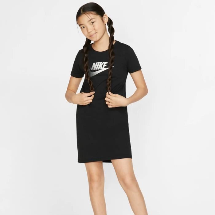 Robe Nike Sportswear Noir Fille Noir Cdiscount Pret a Porter