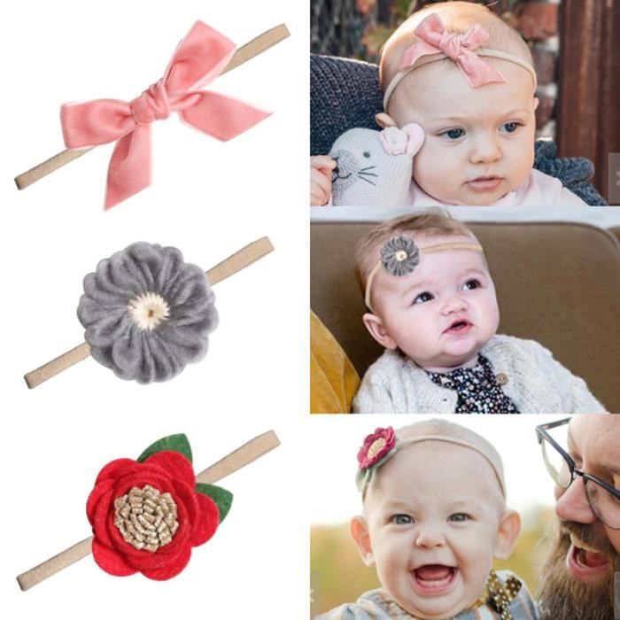 10pcs accessoires de confortable bébé bandeau ensemble enfant pour
