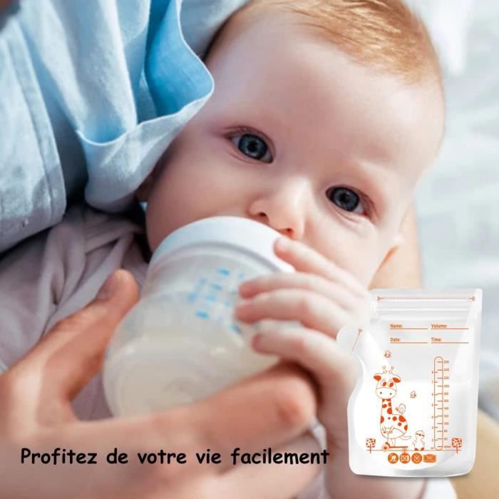 Sac de stockage de lait maternel pour maman, 30 sacs de stockage de lait  maternel 250ml, sacs de stockage de qualité alimentaire pour congélateur de  bébé - AliExpress