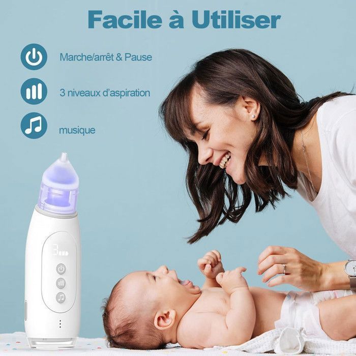 Pulvérisateur Nasal électrique Rechargeable Pour Bébé Et Enfant VERT