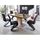 Chaise de salle manger avec poignee
