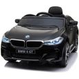 Voiture electrique BMW 6GT pour enfant 12V - Prise UK - Noir-0