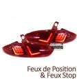 FEUX ROUGES CLAIRS LED TUBES CELIS SEAT LEON II 1P 2009-2012 PH2 (05667)-0