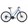 Vélo de ville femme FUJI Traverse 1.5 ST - Bleu - 19 Pouces - 24 vitesses - Disques-0