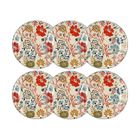NOVASTYL Lot 6 assiettes plates jaipur 27cm en gres