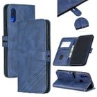 FRANCIS-R Haute Qualité Housse Xiaomi Redmi 7 (6.26") Housse Téléphone Protection, PU Cuir Antichoc Pochette Etui Xiaomi Redmi 7 Bleu