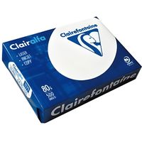CLAIREFONTAINE RAMETTE CLAIRALFA BLANC A4 80G 500 FEUILLES