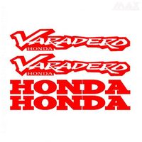 4 stickers VARADERO – ROUGE – sticker HONDA 125 1000 XL V - HON414