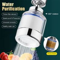 Purificateur de filtre à eau-Pour montage de robinet-Rotation de 360°-purifier efficacement l'eau