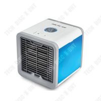 TD® ventilateur humidificateur d air rechargeable de poche silencieux purificateur usb veilleuse portable oscillant portatif bureau
