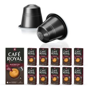 Lot De 5 Boîtes De Capsules Nespresso Vertuo - Noir Et Violet - Neuves