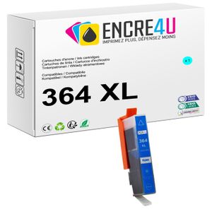 Cartouche Cyan Compatible HP 364XL - Haute Capacité, Sous Blister