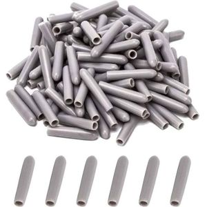 ELECTROHOGAR® 125 Capuchons Gris Extra-Longs Pour Panier De Lave-Vaisselle - Meilleure Protection Anti-Rouille | Compatible Bosch, Siemens, AEG, Electrolux, Faure