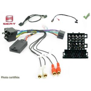 Pour Pioneer complet avec interface specif COMMANDE AU VOLANT Seat Altea 2004-