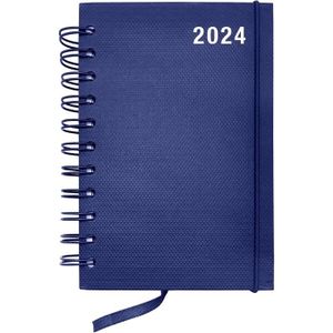AGENDA - ORGANISEUR Agenda 2024 – Agenda Quotidien 2024 Avec Anneaux Format 10,5 X 15,5 Cm – Couverture Rigide – Agenda De Sac Vertical, Avec Ca[n6917]