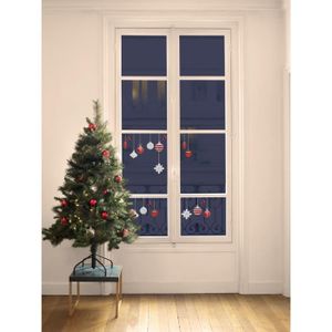 Boule De Noel Blanche Et Rouge