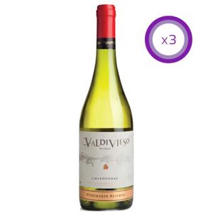 VIN BLANC Valdivieso - Chardonnay - Chili - Blanc - 2018 - L