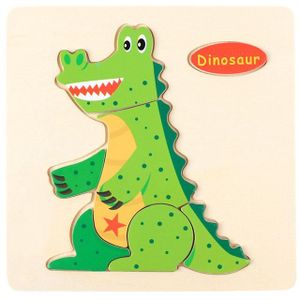 PUZZLE Dinosaure - Puzzle 3D en bois pour bébé, Jouets po