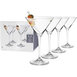 Verre à cocktail Reserve Lot De 4 Verres À Martini En Cristal Europ