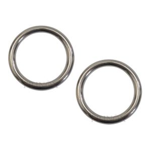 Anneaux inox Demi Rond à Barrette Diamètre 5-6mm 